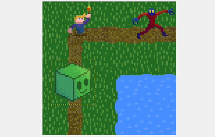 Example of pixel art