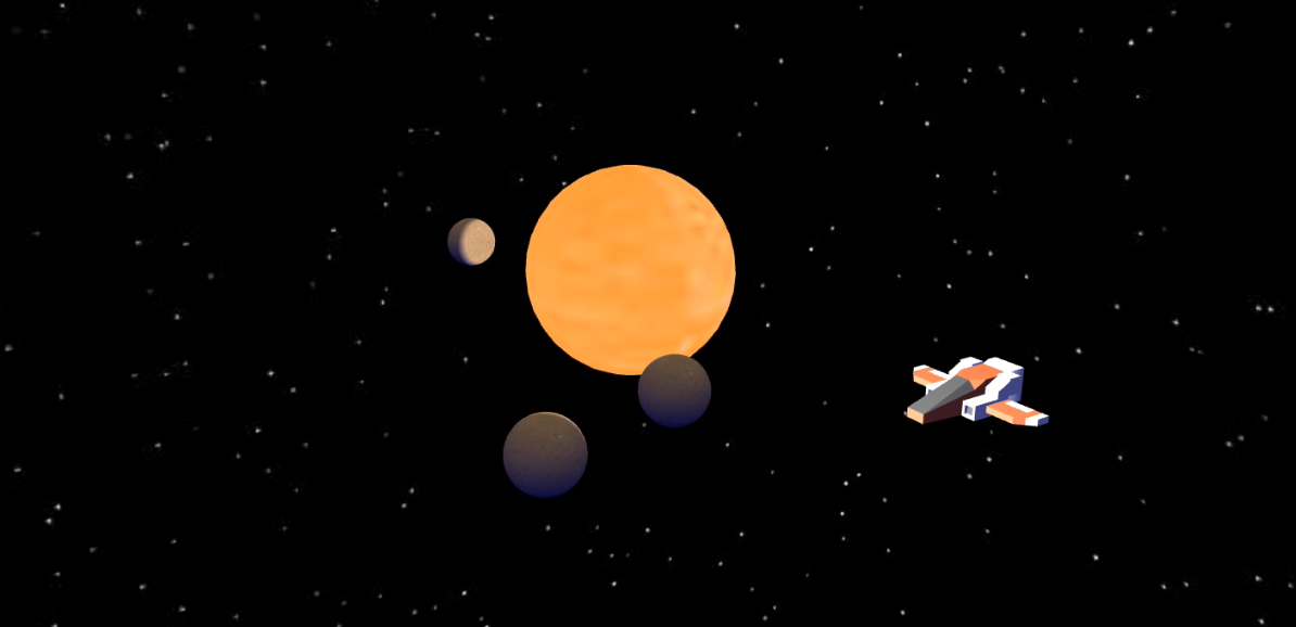 Babylon JS solar system scene