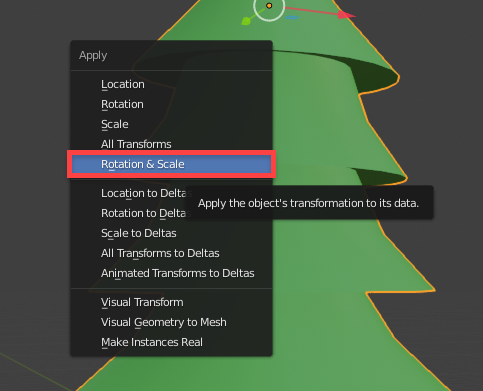 Applying the object's rotation and scale to normalize it.