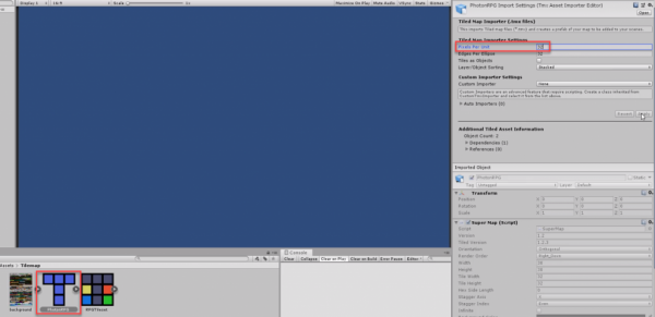 Unity with Tiled map imported