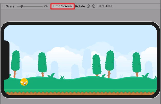 Fit to Screen button in Unity Device Simulator