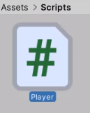 Player script in Unity Assets