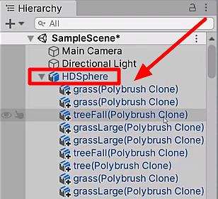 Hierarchy window