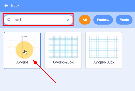 'Xy-grid' background in Scratch