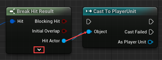 Cast To PlayerUnit node