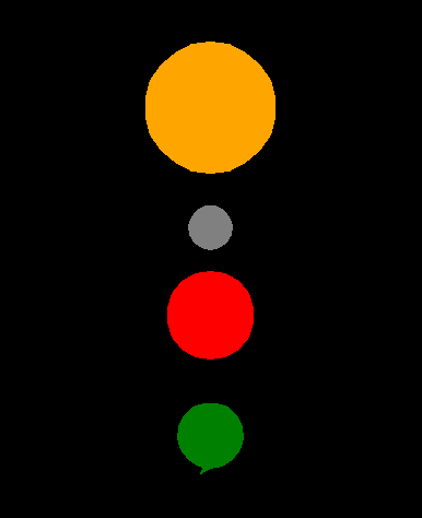 Finished Python turtle solar system with challenge elements