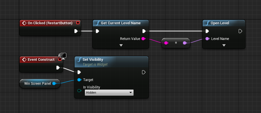 Event Graph logic to restart the game