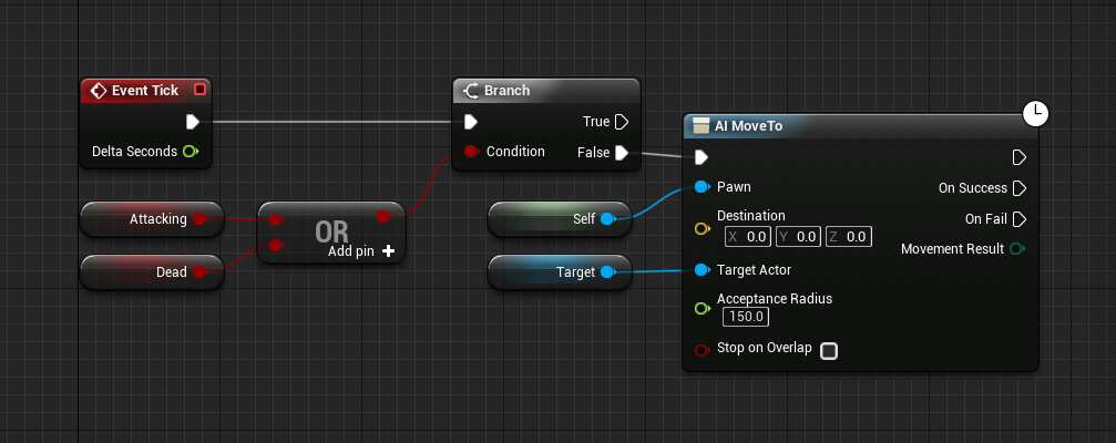 AI Move To node added to Action RPG enemy